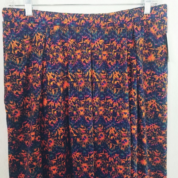 LuLaRoe Dresses & Skirts - LulaRoe Madison skirt 2XL New tribal print